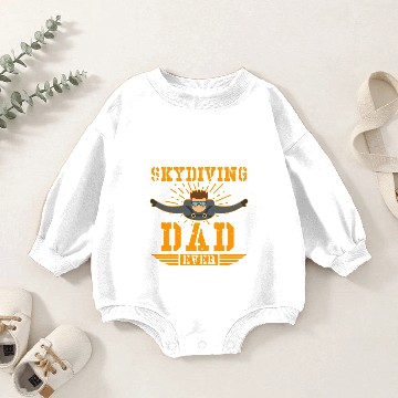 Discover Okayest Skydiving Dad Ever Baby Romper Sweatshirts