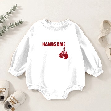 Discover Handsome Heavyweight Boxer Baby Romper Sweatshirts