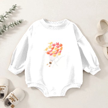 Discover Bird Balloon Freedom Baby Romper Sweatshirts