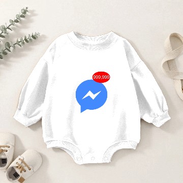 Discover Unread Message Baby Romper Sweatshirts with Messenger in Facebook