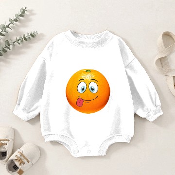 Discover Yummy Orange Fruit Baby Romper Sweatshirts