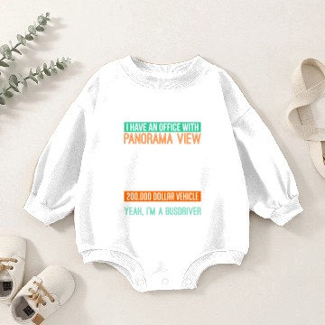 Discover Bus Driver School Bus Baby Romper Sweatshirts