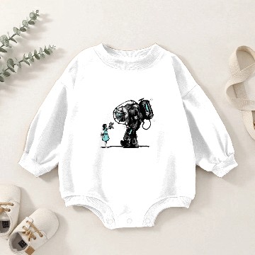 Discover Bioshock Big Daddy Baby Romper Sweatshirts