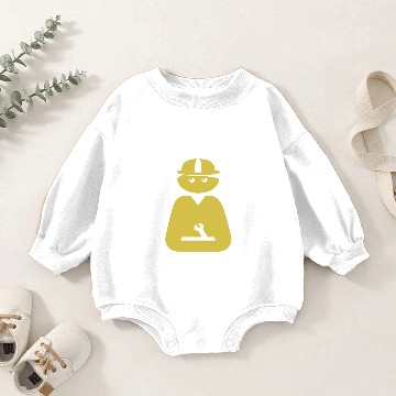 Discover construction worker Baby Romper Sweatshirts