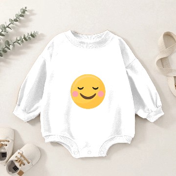 Discover Funny Emoticon Smiley Face Baby Romper Sweatshirts