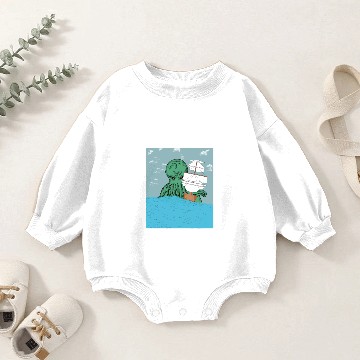 Discover Cthulhu art Baby Romper Sweatshirts