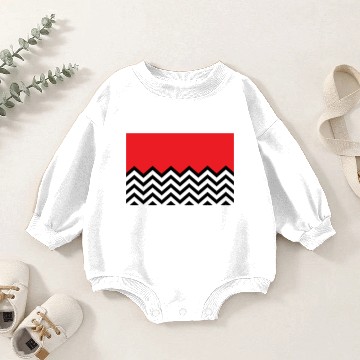 Discover Twin Peaks Chevron Baby Romper Sweatshirts