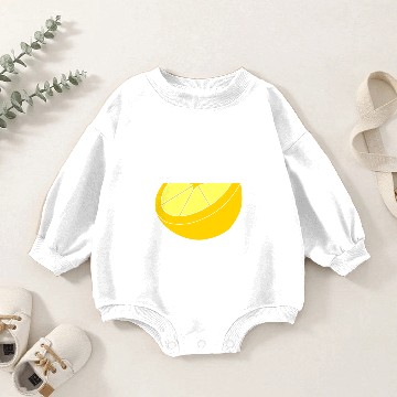 Discover Half lemon Baby Romper Sweatshirts