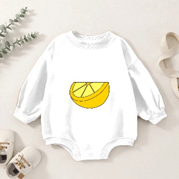 Discover Half lemon Baby Romper Sweatshirts