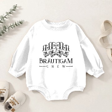 Discover Groom Team Totenkopf Baby Romper Sweatshirts