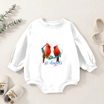 Discover Cardinal Bird Baby Romper Sweatshirts