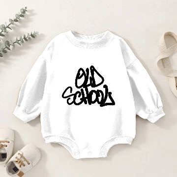 Discover Old School Baby Romper Sweatshirts