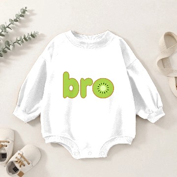 Discover Kiwi Bro Baby Romper Sweatshirts