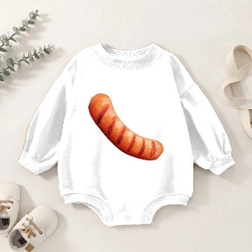 Discover Delicious bratwurst Baby Romper Sweatshirts