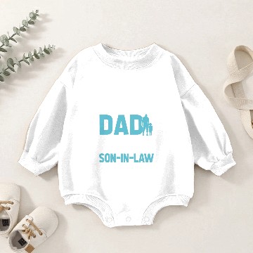 Discover Proud Dad Awesome Son in law Baby Romper Sweatshirts