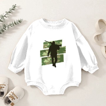 Discover Hunter Camouflage Baby Romper Sweatshirts