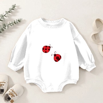 Discover Ladybug Baby Romper Sweatshirts