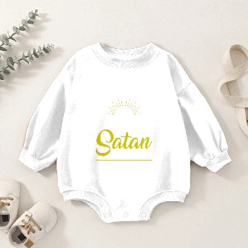 Discover Not Today Satan - Funny Quotes Baby Romper Sweatshirts