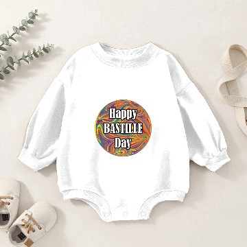Discover Bastille Day Baby Romper Sweatshirts