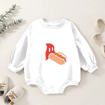 Discover Just a hot dog Baby Romper Sweatshirts