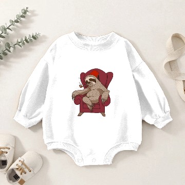 Discover Sophisticated Sloth Baby Romper Sweatshirts