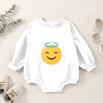 Discover Funny Emoticon Smiley Face, Fun Emoticon Baby Romper Sweatshirts