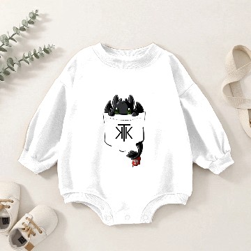 Discover Toothless Pocketversion - Night Fury Baby Romper Sweatshirts