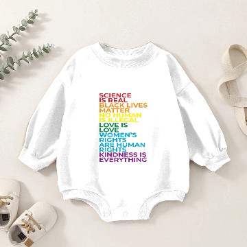 Discover Science is Real Baby Romper Sweatshirts
