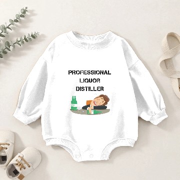 Discover PROFESSIONAL LIQUOR DISTILLER GIFT FUNNY DRINKING Baby Romper Sweatshirts