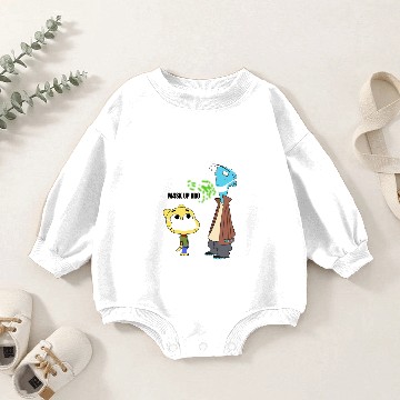 Discover GUMBALL AND ED EDD AND EDDIE MASK UP Baby Romper Sweatshirts