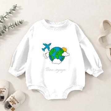 Discover Bon voyage Baby Romper Sweatshirts