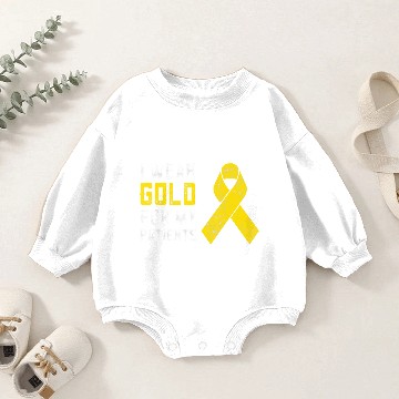 Discover Childhood Cancer Awareness Pediatric Oncology Baby Romper Sweatshirts