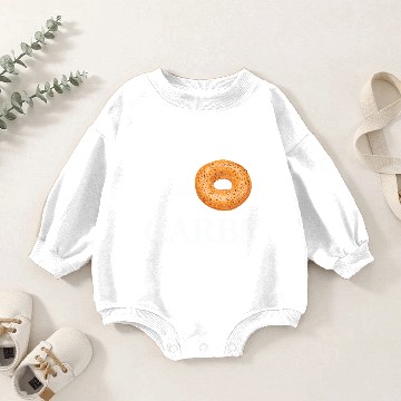 Discover I Bagel Carbs Baby Romper Sweatshirts