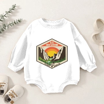 Discover Zion National Park - Zion Baby Romper Sweatshirts