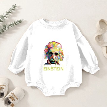 Discover Albert Einstein Baby Romper Sweatshirts Gift Idea