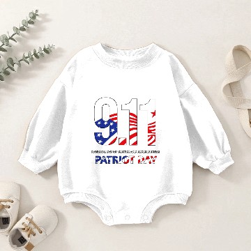 Discover 9.11 Patriot Day Baby Romper Sweatshirts