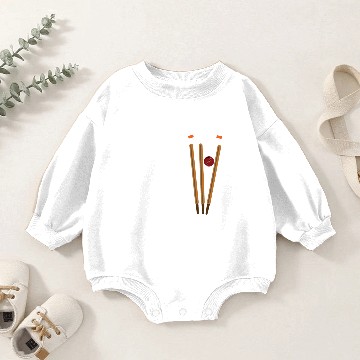 Discover Cricket Is Important Funny Baby Romper Sweatshirts