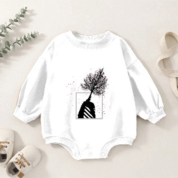 Discover Skeleton Tree Dark Baby Romper Sweatshirts