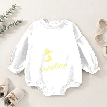 Discover Cool Dumpling Baby Romper Sweatshirts Motif