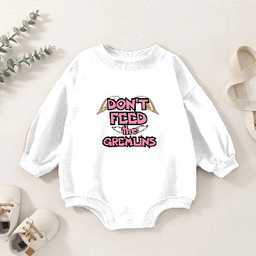 Discover Dont Feed the Gremlins Baby Romper Sweatshirts