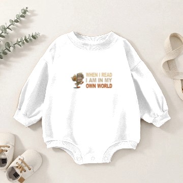 Discover Reading owl book student literature gift Baby Romper Sweatshirts