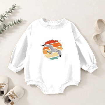 Discover Seagull Baby Romper Sweatshirts