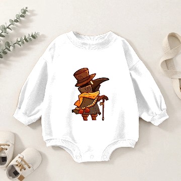 Discover Plague Doctor Bird Baby Romper Sweatshirts