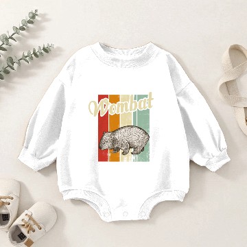 Discover Wombat Baby Romper Sweatshirts