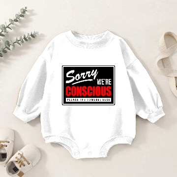 Discover Sorry Not Sorry Baby Romper Sweatshirts