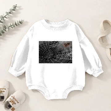 Discover Spiderweb Baby Romper Sweatshirts