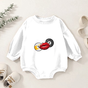 Discover Funny Pool Player Gift I Billard 8-Ball Baby Romper Sweatshirts