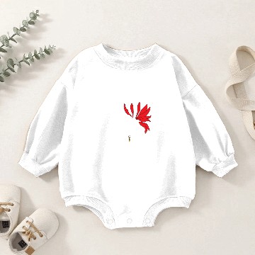 Discover American Indian Warrior Red Feather Baby Romper Sweatshirts