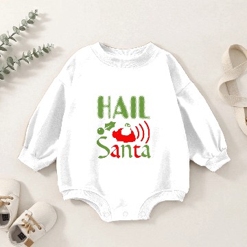 Discover Hail Santa Baby Romper Sweatshirts