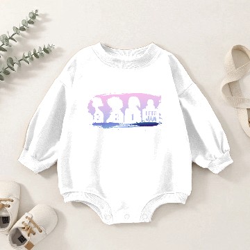 Discover Cow Bebop Lets Jam! Baby Romper Sweatshirts